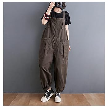 20aw オーバーオール風 パンツ coen サロペット オーバーオール 涼感強撚サンドサロペット